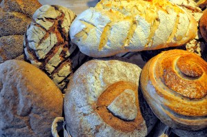 Beautiful hand-baked loaves.